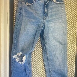 Abercrombie & Fitch Light Blue Boyfriend Jeans
